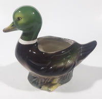 Vintage Mallard Duck Ceramic Pottery Planter Dish 5" Long