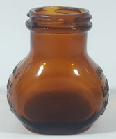 Vintage 4 oz net Bovril Canada Limited Amber Glass Jar 3" Tall