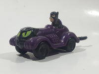 1991 DC Comics Cat Woman in Purple Plastic Toy Car Vehicle McDonald's Happy Meal