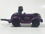 1991 DC Comics Cat Woman in Purple Plastic Toy Car Vehicle McDonald's Happy Meal