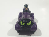 1991 DC Comics Cat Woman in Purple Plastic Toy Car Vehicle McDonald's Happy Meal