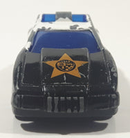 1997 Hot Wheels McDonald's Police Car Black White Die Cast Toy Car Vehicle