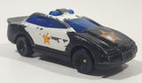 1997 Hot Wheels McDonald's Police Car Black White Die Cast Toy Car Vehicle