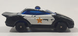 1997 Hot Wheels McDonald's Police Car Black White Die Cast Toy Car Vehicle