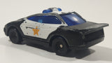 1997 Hot Wheels McDonald's Police Car Black White Die Cast Toy Car Vehicle