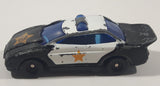 1997 Hot Wheels McDonald's Police Car Black White Die Cast Toy Car Vehicle