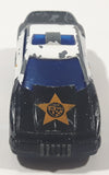 1997 Hot Wheels McDonald's Police Car Black White Die Cast Toy Car Vehicle