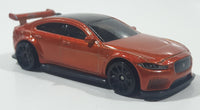 2019 Hot Wheels Factory Fresh Jaguar SV XE Project 8 Metallic Orange Die Cast Toy Car Vehicle