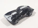 2008 Hot Wheels Corvette Grand Sport Black Die Cast Toy Car Vehicle