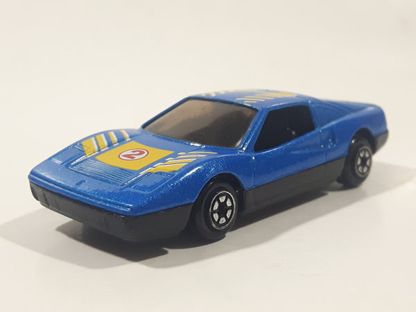 Yatming No. 802 Ferrari 328 GTB Blue #2 Die Cast Toy Super Dream Car Vehicle