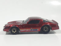 Vintage 1984 Hot Wheels Chevrolet Camaro Z28 Metallic Red Die Cast Toy Muscle Car Vehicle