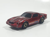 Vintage 1984 Hot Wheels Chevrolet Camaro Z28 Metallic Red Die Cast Toy Muscle Car Vehicle