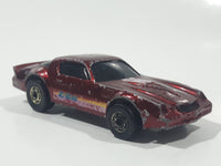 Vintage 1984 Hot Wheels Chevrolet Camaro Z28 Metallic Red Die Cast Toy Muscle Car Vehicle