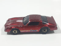 Vintage 1984 Hot Wheels Chevrolet Camaro Z28 Metallic Red Die Cast Toy Muscle Car Vehicle