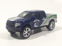 2010 Maisto Top Dog NHL Ice Hockey Vancouver Canucks Ford F-150 Raptor Truck Dark Blue and Silver Grey Die Cast Toy Car Vehicle