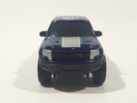 2010 Maisto Top Dog NHL Ice Hockey Vancouver Canucks Ford F-150 Raptor Truck Dark Blue and Silver Grey Die Cast Toy Car Vehicle