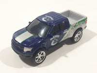 2010 Maisto Top Dog NHL Ice Hockey Vancouver Canucks Ford F-150 Raptor Truck Dark Blue and Silver Grey Die Cast Toy Car Vehicle