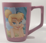 Disney Store Disney Fairies Tinkerbell Pink Large 5 1/4" Tall Ceramic Coffee Mug Cup