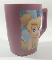 Disney Store Disney Fairies Tinkerbell Pink Large 5 1/4" Tall Ceramic Coffee Mug Cup