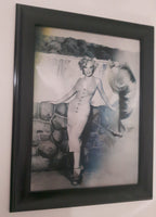Marilyn Monroe 3D Holographic 14 1/2" x 18 5/8" Changing Photograph Picture Wall Hanging