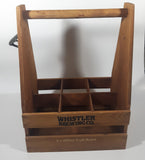 Whistler Brewing Co. Wood 6 Beer Bottle Carry Case with Bottle Opener Attached