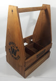 Whistler Brewing Co. Wood 6 Beer Bottle Carry Case with Bottle Opener Attached