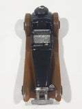Unknown Brand Antique Classic Car Black with Brown Fenders Die Cast Toy Car Vehicle