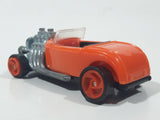 1996 McDonald's Hot Wheels Roadster Flame Rider Orange Die Cast Toy Hot Rod Car Vehicle