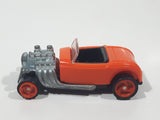 1996 McDonald's Hot Wheels Roadster Flame Rider Orange Die Cast Toy Hot Rod Car Vehicle