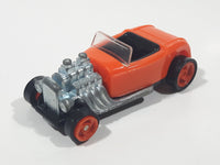 1996 McDonald's Hot Wheels Roadster Flame Rider Orange Die Cast Toy Hot Rod Car Vehicle