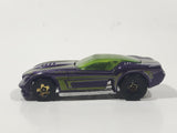 2009 Hot Wheels HW Designs Pony-Up Metallic Purple Die Cast Toy Car Vehicle