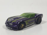 2009 Hot Wheels HW Designs Pony-Up Metallic Purple Die Cast Toy Car Vehicle