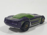 2009 Hot Wheels HW Designs Pony-Up Metallic Purple Die Cast Toy Car Vehicle