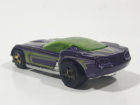 2009 Hot Wheels HW Designs Pony-Up Metallic Purple Die Cast Toy Car Vehicle