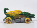 2014 Hot Wheels HW City: Medieval Rides Dragon Blaster Green Die Cast Toy Car Vehicle