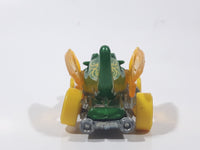 2014 Hot Wheels HW City: Medieval Rides Dragon Blaster Green Die Cast Toy Car Vehicle