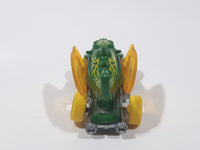 2014 Hot Wheels HW City: Medieval Rides Dragon Blaster Green Die Cast Toy Car Vehicle