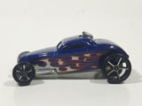 2010 Hot Wheels HW Hot Rods Sooo Fast Dark Blue Die Cast Toy Car Vehicle