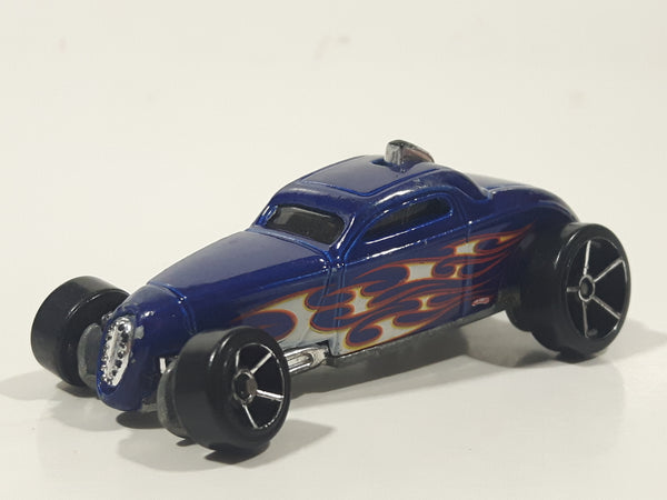 2010 Hot Wheels HW Hot Rods Sooo Fast Dark Blue Die Cast Toy Car Vehicle