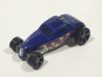 2010 Hot Wheels HW Hot Rods Sooo Fast Dark Blue Die Cast Toy Car Vehicle