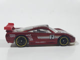 2010 Hot Wheels Race World Speedway Saleen S7 Metalflake Red Die Cast Toy Dream Race Car Vehicle