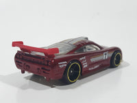 2010 Hot Wheels Race World Speedway Saleen S7 Metalflake Red Die Cast Toy Dream Race Car Vehicle