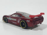 2010 Hot Wheels Race World Speedway Saleen S7 Metalflake Red Die Cast Toy Dream Race Car Vehicle