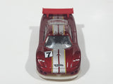 2010 Hot Wheels Race World Speedway Saleen S7 Metalflake Red Die Cast Toy Dream Race Car Vehicle