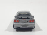 2010 Hot Wheels HW Premiere Nissan Skyline GT-R R34 Silver Die Cast Toy Car Vehicle