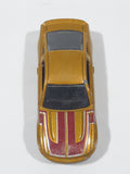 2011 Hot Wheels Faster Than Ever 2010 Ford Mustang GT Metalflake Gold Die Cast Toy Car Vehicle