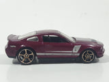 2010 Hot Wheels Multipack Exclusive '07 Shelby GT500 Metallic Plum Red Die Cast Toy Muscle Car Vehicle