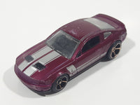 2010 Hot Wheels Multipack Exclusive '07 Shelby GT500 Metallic Plum Red Die Cast Toy Muscle Car Vehicle