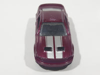 2010 Hot Wheels Multipack Exclusive '07 Shelby GT500 Metallic Plum Red Die Cast Toy Muscle Car Vehicle