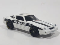 VHTF 2009 Hot Wheels Cop Rods Chevrolet Camaro Z28 Police White Die Cast Toy Muscle Car Vehicle